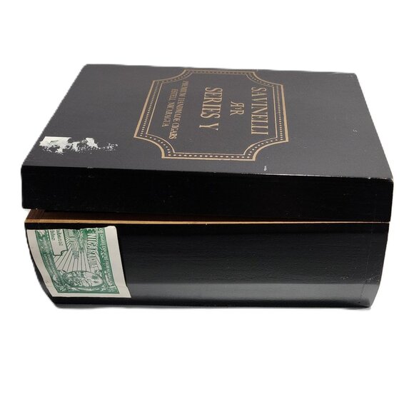 RARE Collectible Savinelli Series Y Torpedo Nicaragua Wooden Cigar Box - Picture 5 of 12